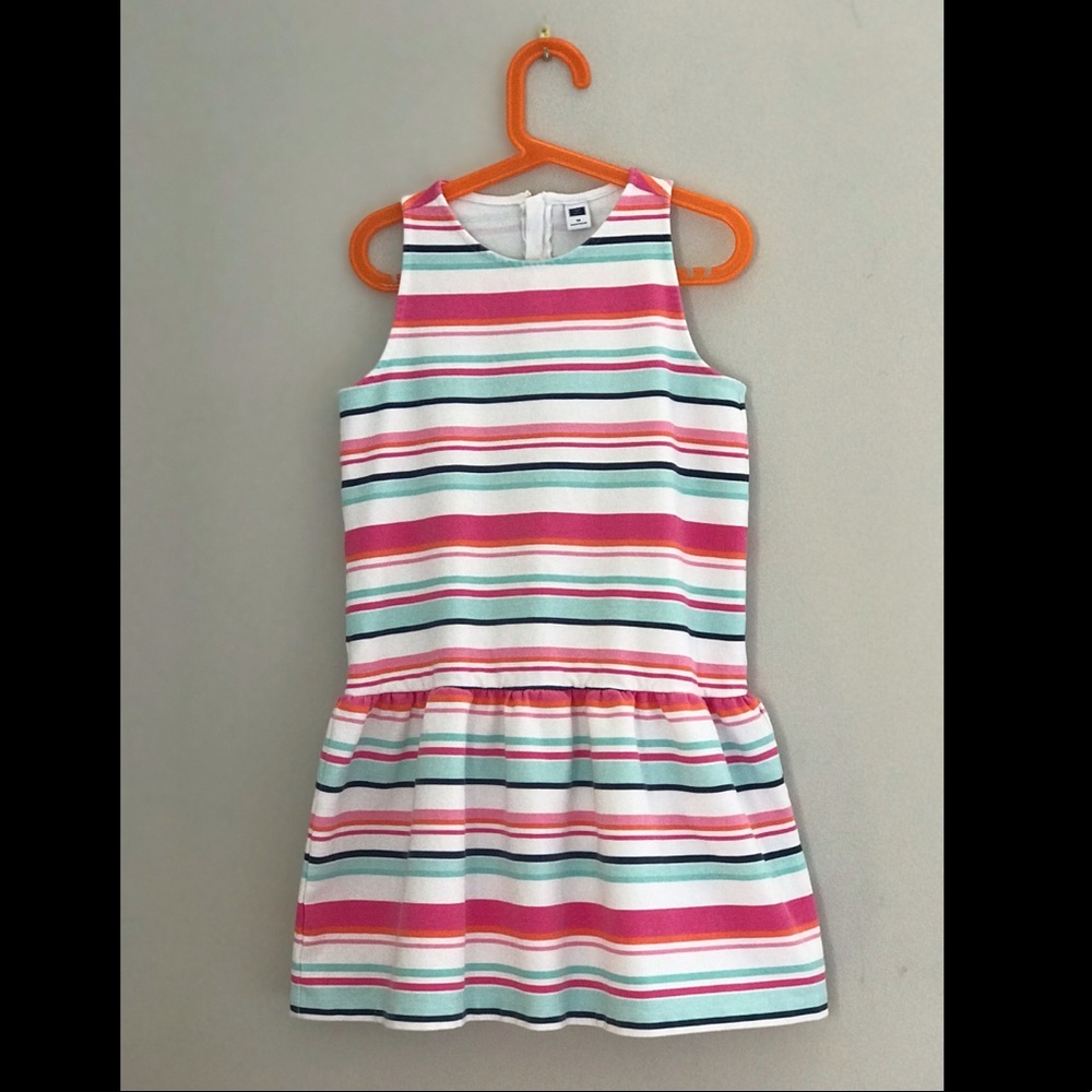 JANIE AND JACK- Stripped ponte dress